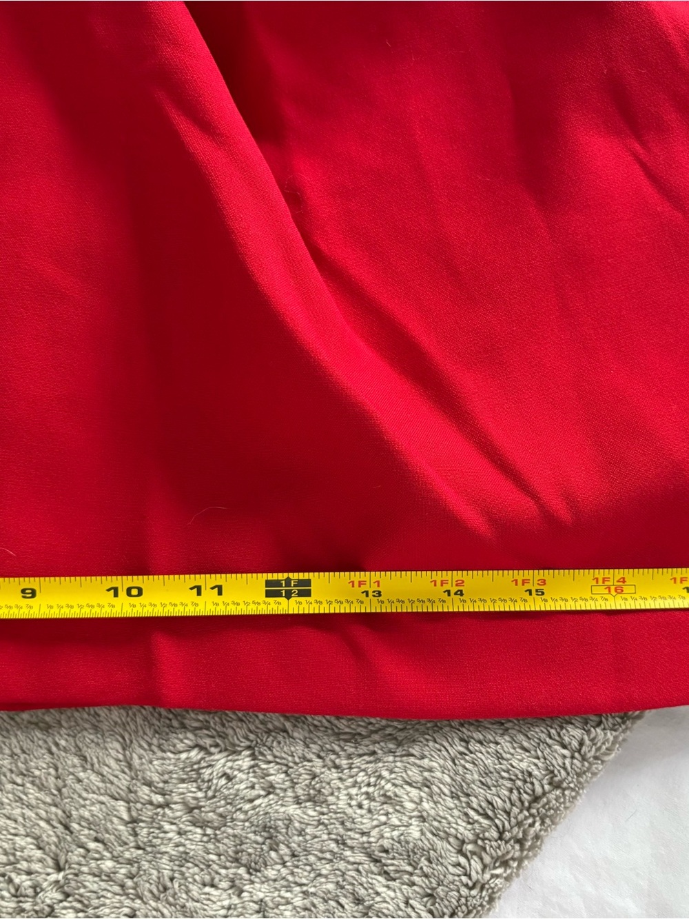 Maeve Red Knot-Front Mini Skirt - Picture 6 of 8